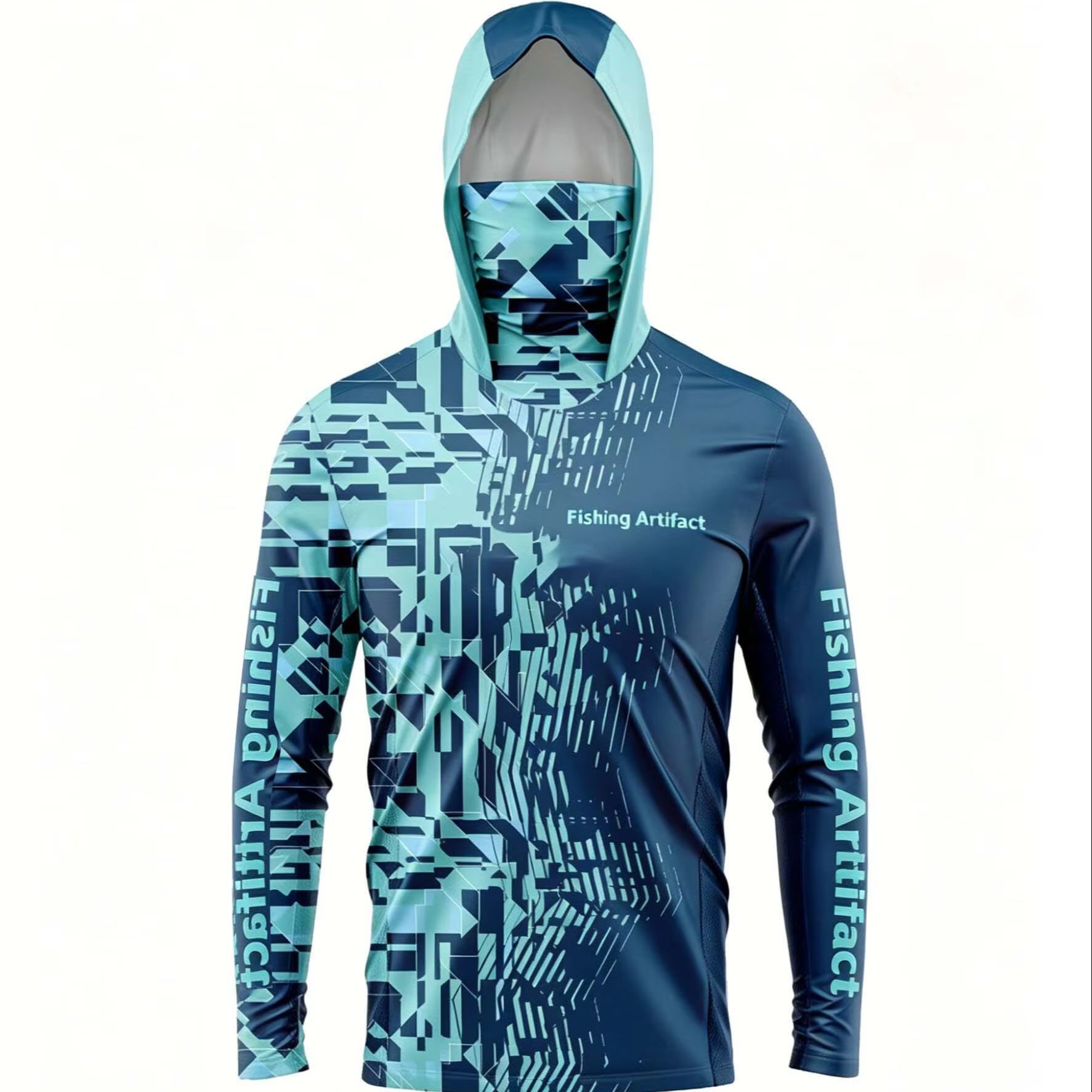 Camiseta de pesca masculina pa - Sports Mask Breathable avaliação e preço
