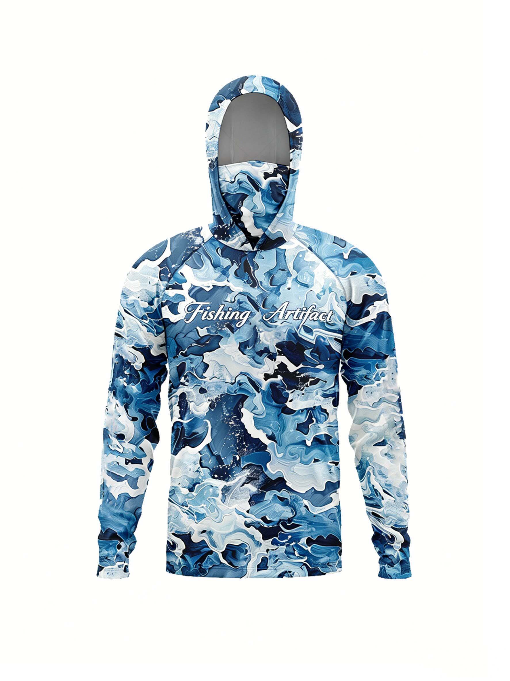 Camisa de Pesca Masculina de V - Sports Mask Breathable avaliação e preço