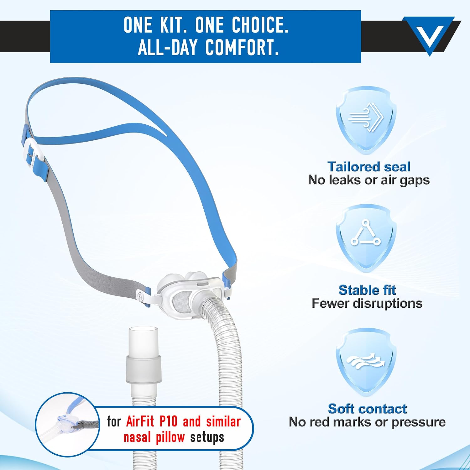 Compatível com o Kit Completo  - Silicone Mask Bracket avaliação e preço
