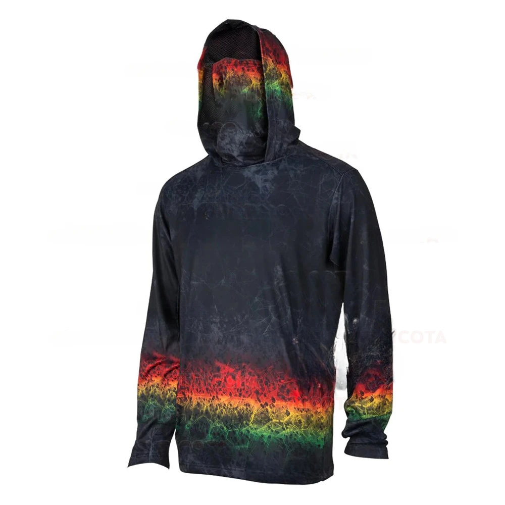 Camisa de Pesca com Capuz para - Sports Mask Breathable avaliação e preço