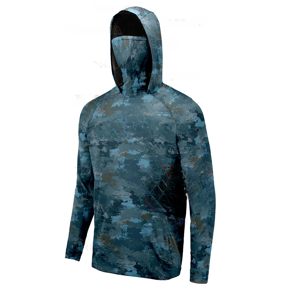 Camisa de Pesca com Capuz para - Sports Mask Breathable avaliação e preço