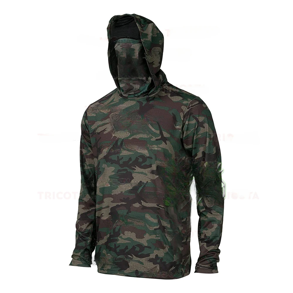 Camisa de Pesca com Capuz para - Sports Mask Breathable avaliação e preço