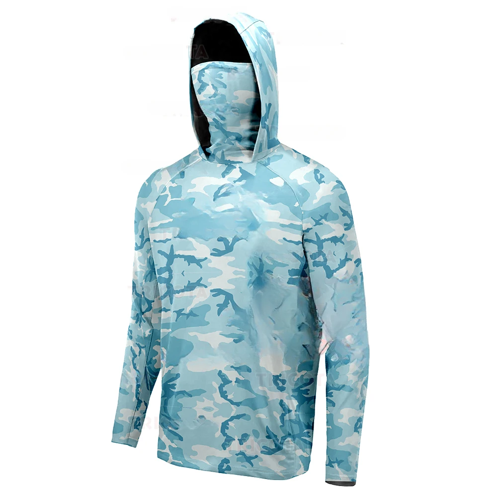 Camisa de Pesca com Capuz para - Sports Mask Breathable avaliação e preço